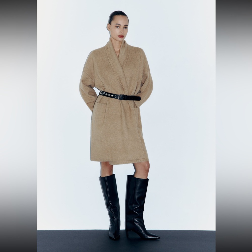 ZARA Soft Knit Coat
